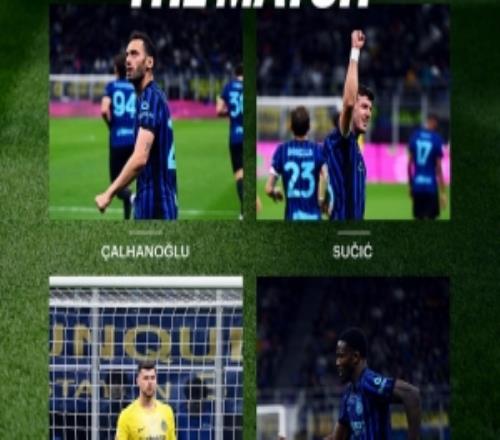 国米本场队内最佳候选：恰20、苏契奇、何塞普马丁内斯、图拉姆