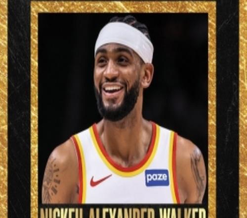 NBA官方：老鹰球员亚历山大沃克当选本赛季最快进步球员！