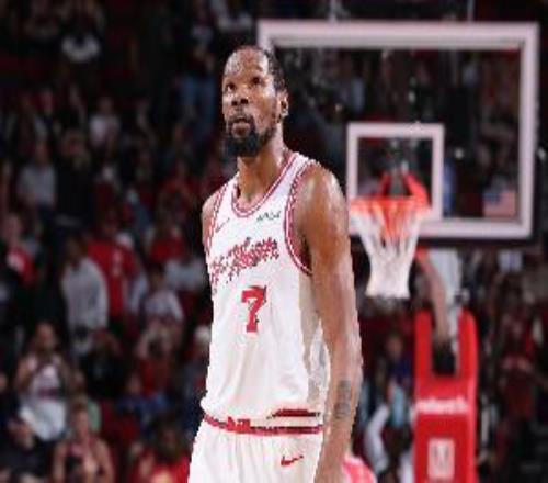 火箭遭重创！Shams：火箭球星杜兰特因左脚踝扭伤缺席G3！