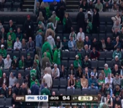 大势已去！剩2分钟凯尔特人落后15分主场球迷开始离场