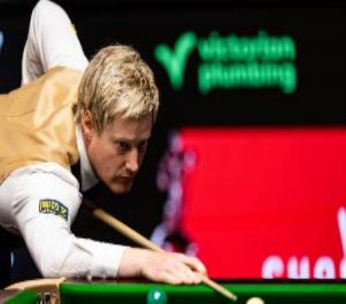 斯诺克世锦赛14决赛：罗伯逊一阶段53希金斯，二阶段17：00开打