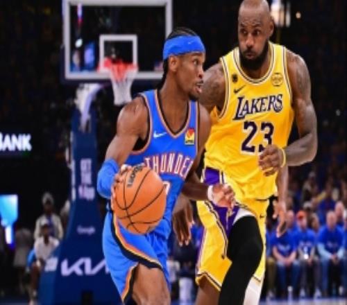 打不过！本赛季湖人对雷霆0胜6负场均净负25.5分