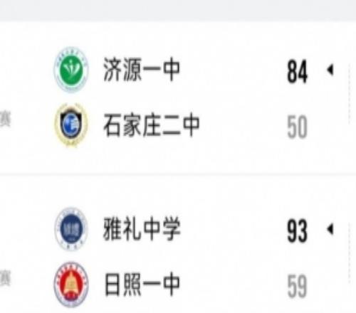 耐高四强落位!明日清华附再战东师附济源一中对阵雅礼中学