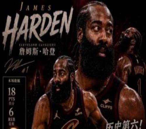 里程悲之夜!哈登全场0失误&15中6得18分6板2助但正负值22!