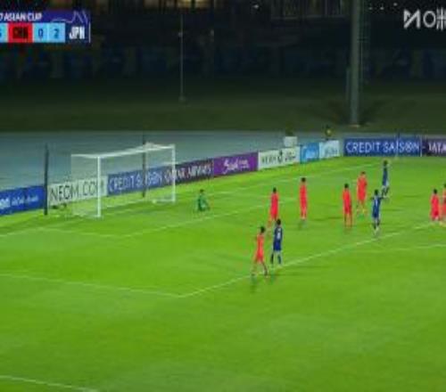 U17国足半场补时丢球03落后日本,北原麻纪远射破门