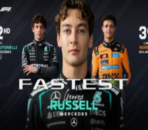 F1加拿大大奖赛排位赛：拉塞尔领先队友安东内利0.068秒夺得杆位