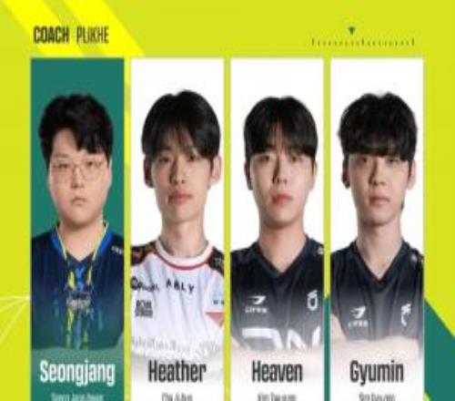 PUBG赛事官方社媒更新：PNC韩国队阵容