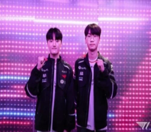 T1分享队员活动返图：和Peyz、Doran点亮LoLLY之夜