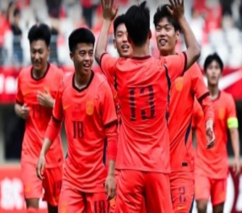 遵义国际青年足球邀请赛:中国U23男足1比0战胜塔吉克斯坦U23男足