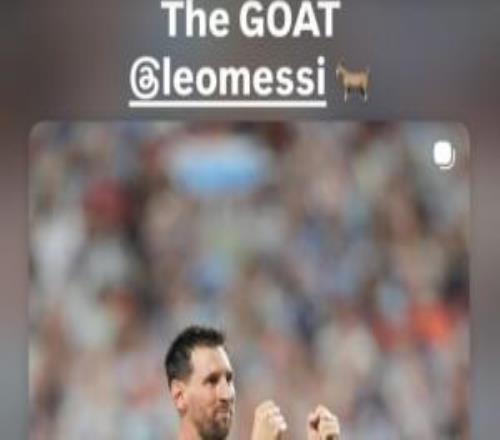 贝克汉姆发社媒梅西：TheGOAT，恭喜你朋友，惊人的成就