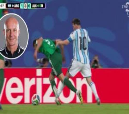 波媒:FIFA认定梅西踩小腿犯规未出红牌判罚正确,已告知参赛裁判