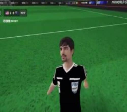 抽象场面!BBC实时3D动画转播世界杯,甚至能第一视角给裁判压腿