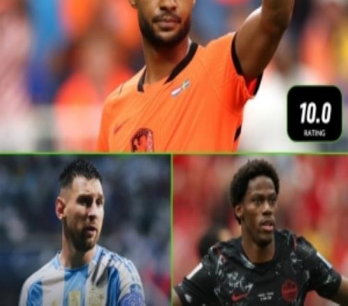 加克波获评whoscored10分比肩梅西、戴维,此前3届世界杯共3人