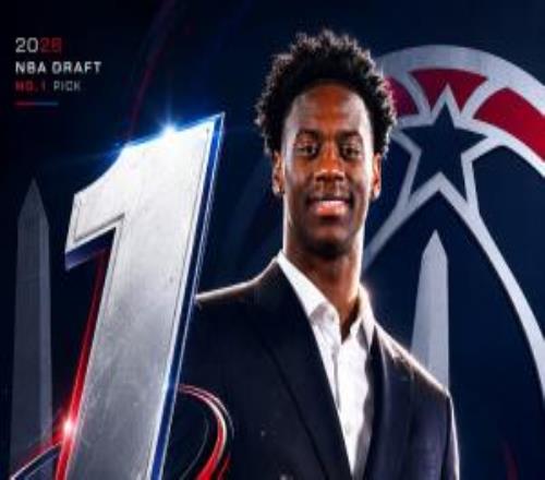 实至名归NBA选秀大会：奇才用状元签选中AJ迪班萨