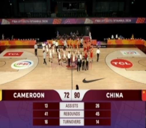 U17男篮世界杯中国大胜喀麦隆迎开门红张懿赵杰23+6