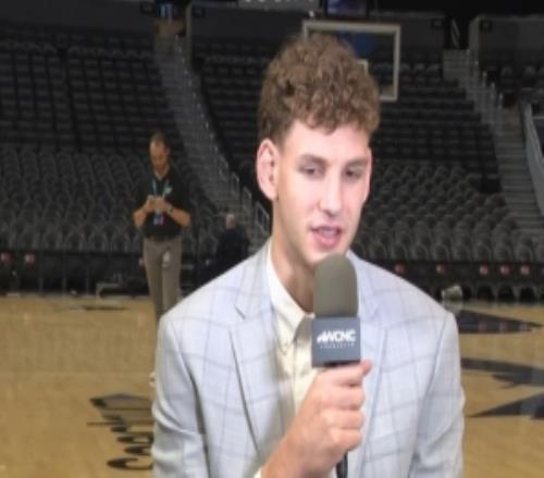 14号秀施泰因巴赫：对成为NBA球员感到兴奋我一直都喜欢夏洛特