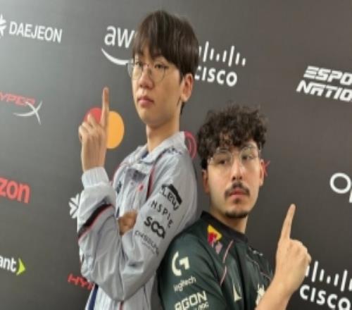 G2分享BrokenBlade与Doran合照：在上路很想你