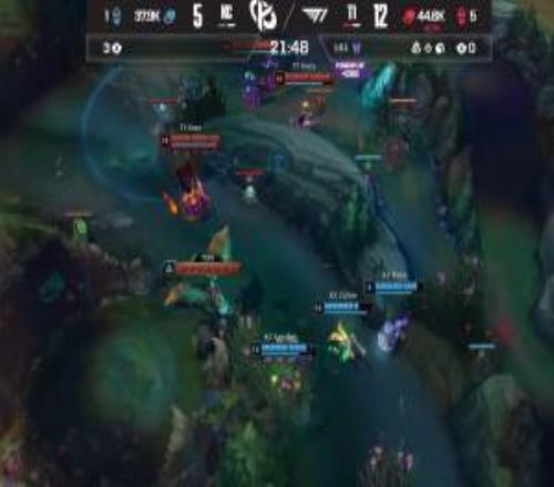 错怪BLG了昨日BLG被翻最高领先6.4K现在日T1最高领先6.7K！