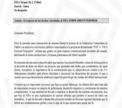 支持者+1！委内瑞拉足协声明：依然相信因凡蒂诺有能力领导FIFA