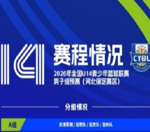 2026年全国U14青少年篮球联赛男子组预赛即将于9月6日至12日举行