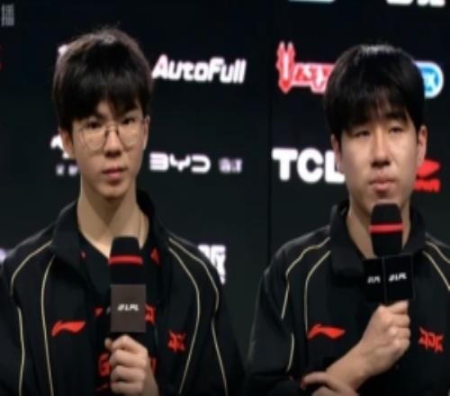 赛后采访JDG下野：明天打IG小心肥墩，肥墩喜欢搞来搞去的