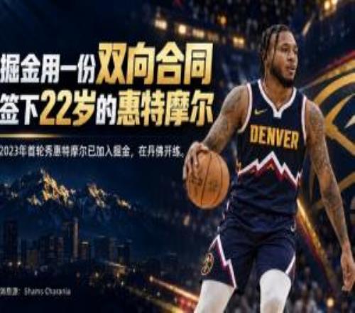 白魔才22岁！Shams：掘金用双向条约签惠特摩尔球员已在丹佛开练