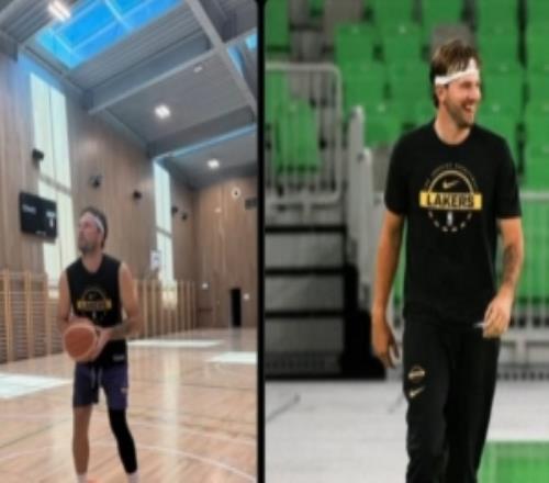 媒体人：东契奇减重效果显著他的体型现在比去年还要苗条