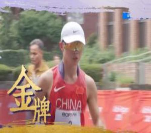 第33金！中国选手石升吉夺得亚运田径赛跑男子半马项目金牌！