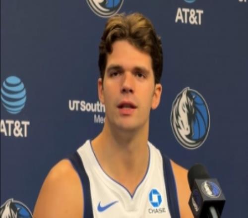比贝罗维奇：在NBA打球一直是我的梦想感谢独行侠给我这次机会