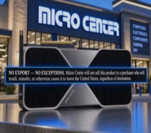 买张显卡还要查身份证！美国RTX5090严禁私自带出境需签署声明