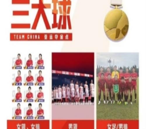 亚运足篮0金牌PK169金，我们是体育强国吗