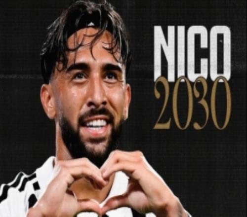 官方：尤文与尼古拉斯冈萨雷斯续约至2030年
