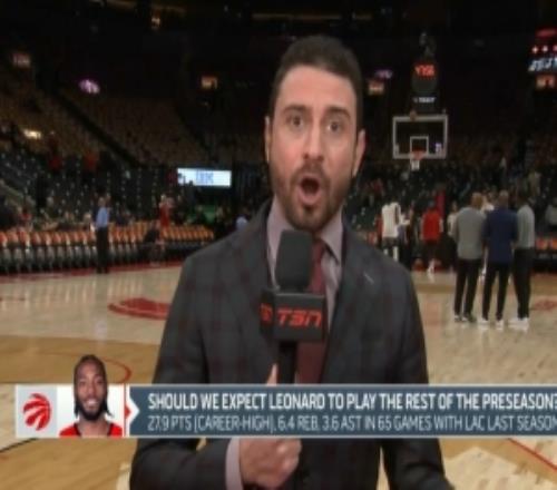 猛龙记者不满NBA安排季前赛背靠背：小卡若两场全打我直播吃领带