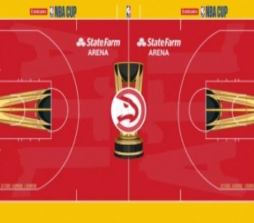 貌似看着没那么烧心联盟公布各队新赛季各队NBA杯地板设计