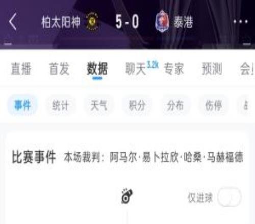 残暴！亚冠柏太阳神28分钟50泰港五个进球分别由五人打进