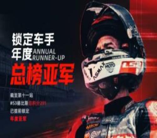 剩1站！张雪机车在制造商积分榜排第3，德比斯6冠3季锁定年度亚军