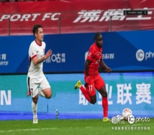 上海海港30成都蓉城，下轮将客场挑战天津津门虎队