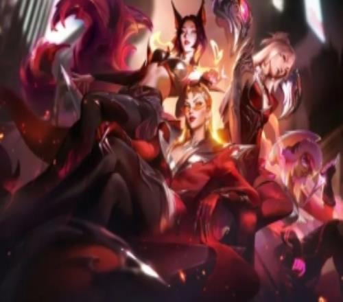 LOL分享全新KDA系列原画：燥起来吧，燃爆全场