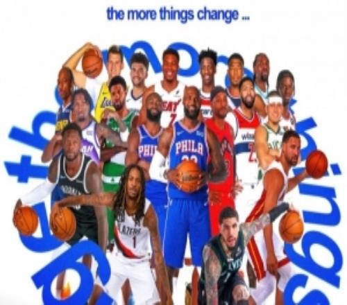 群星荟萃！ESPN晒转会与留守球星海报詹姆斯布伦森分别领衔C位